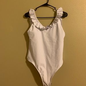 🆕 NWOT White one piece swimsuit